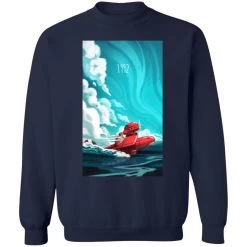Porco Rosso 1982 Illustration Sweatshirt -Ghibli Shop redirect09182021140954 4 1