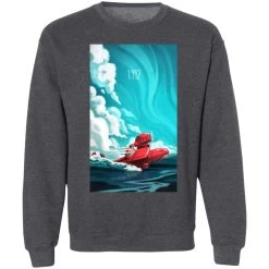 Porco Rosso 1982 Illustration Sweatshirt -Ghibli Shop redirect09182021140954 6 1