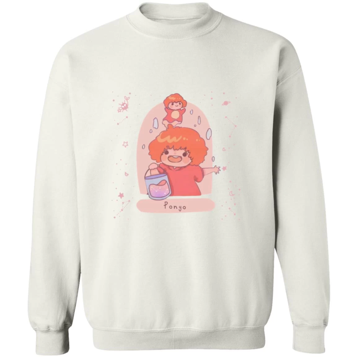 Ponyo On The Cliff By The Sea Fanart Sweatshirt 4 Ponyo On The Cliff By The Sea Fanart Sweatshirt - Image 2