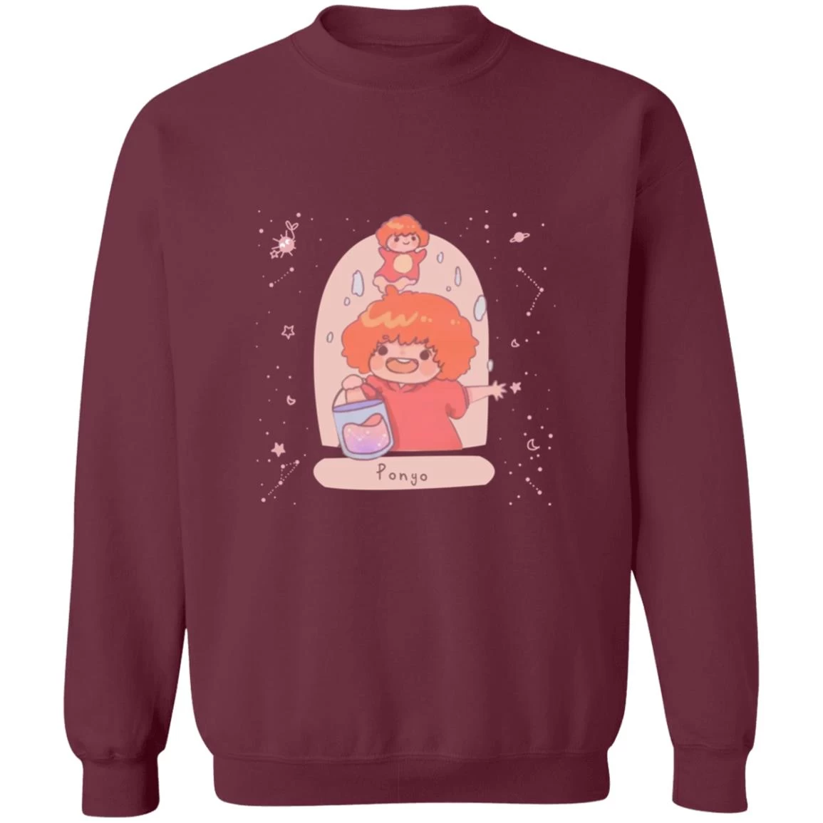 Ponyo On The Cliff By The Sea Fanart Sweatshirt 16 Ponyo On The Cliff By The Sea Fanart Sweatshirt - Image 14