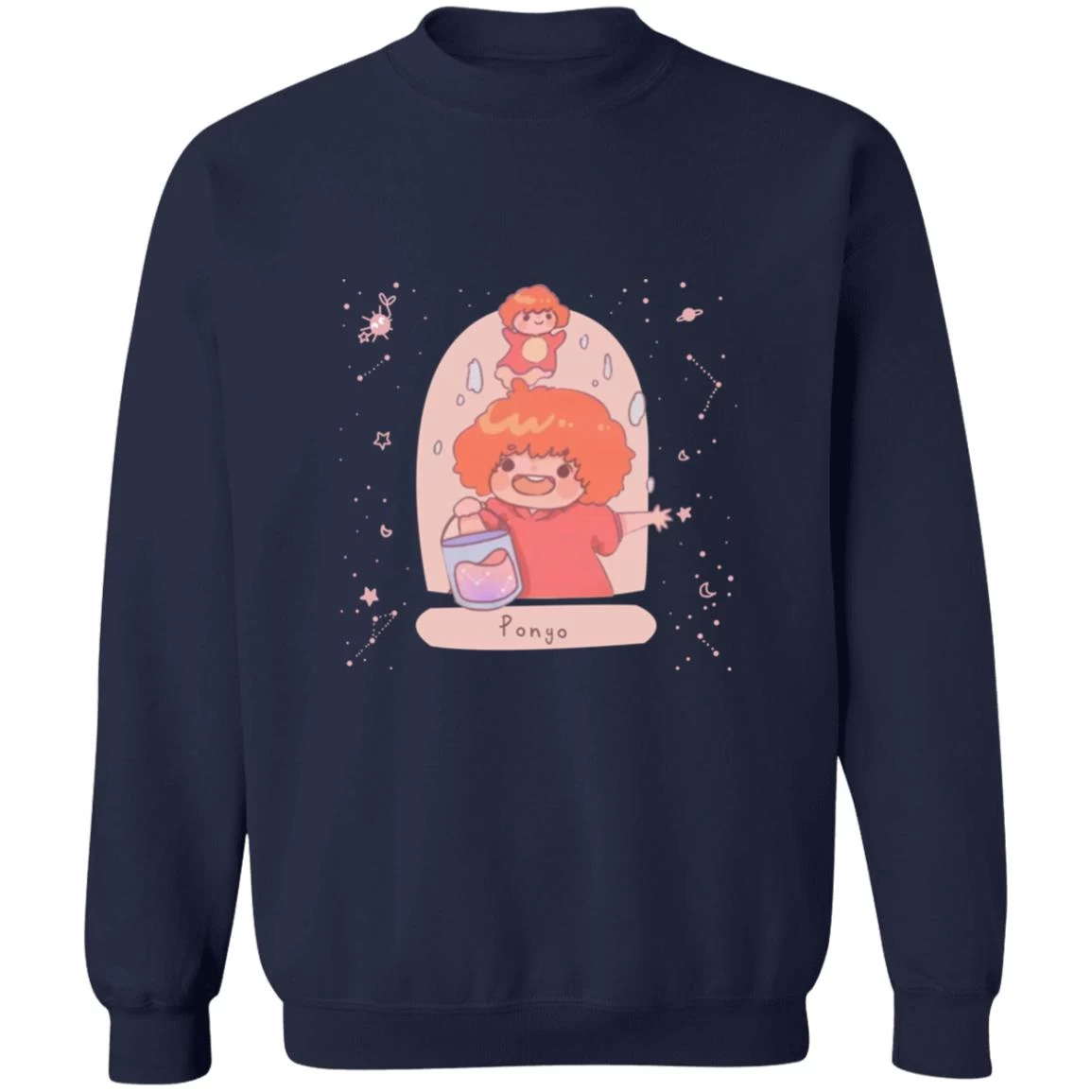 Ponyo On The Cliff By The Sea Fanart Sweatshirt 7 Ponyo On The Cliff By The Sea Fanart Sweatshirt - Image 5