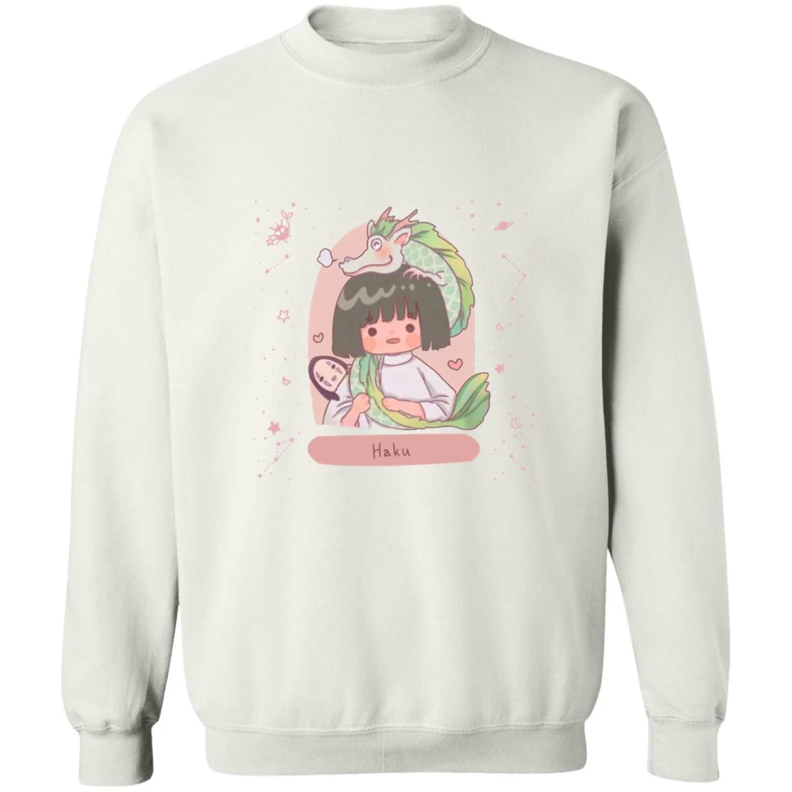Spirited Away – Haku Fanart Sweatshirt 4 Spirited Away – Haku Fanart Sweatshirt - Image 2