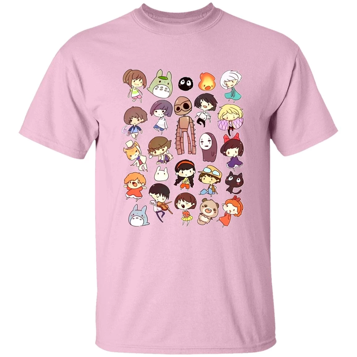 Ghibli Movie Characters Cute Chibi Collection T Shirt 15 Ghibli Movie Characters Cute Chibi Collection T Shirt - Image 13