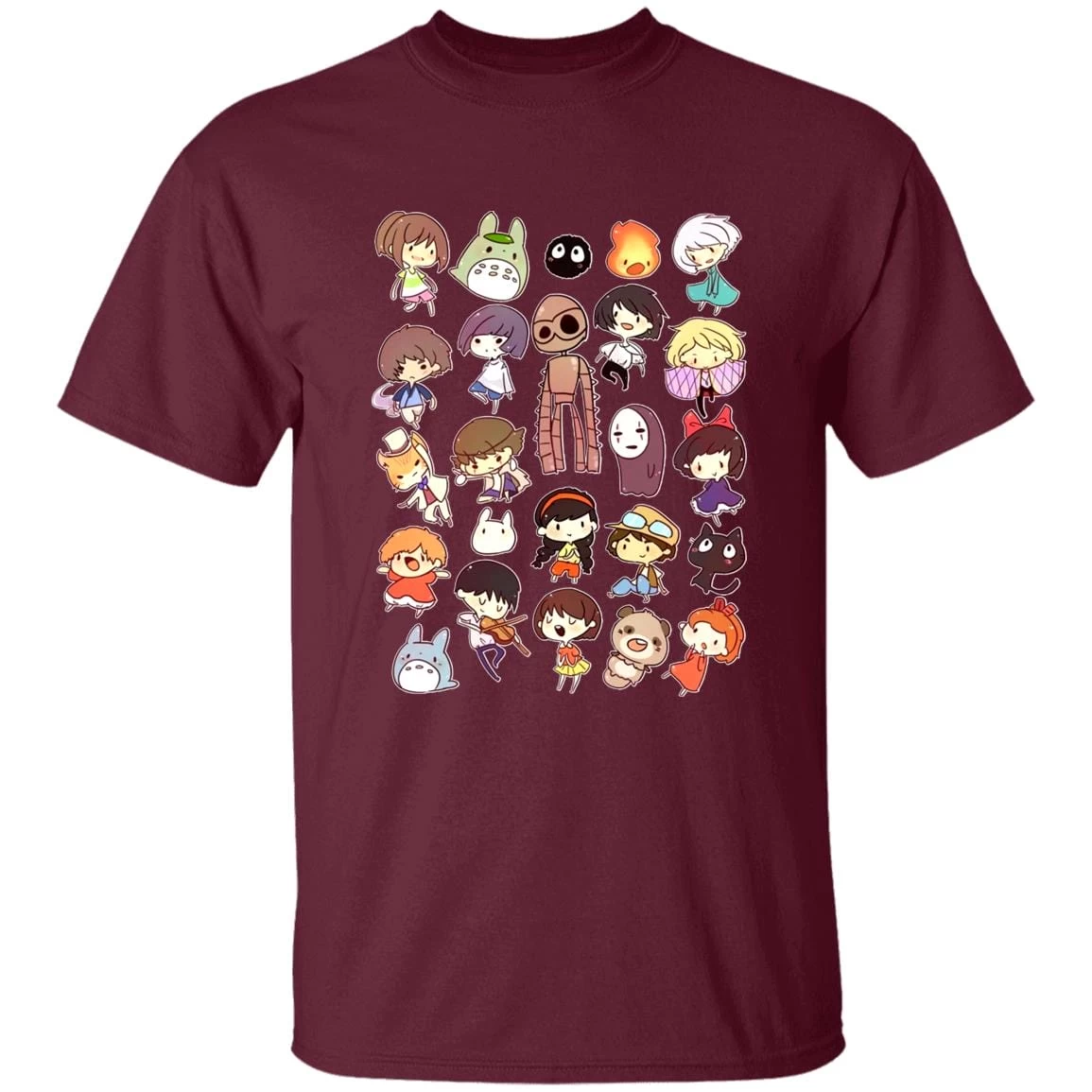 Ghibli Movie Characters Cute Chibi Collection T Shirt 16 Ghibli Movie Characters Cute Chibi Collection T Shirt - Image 14