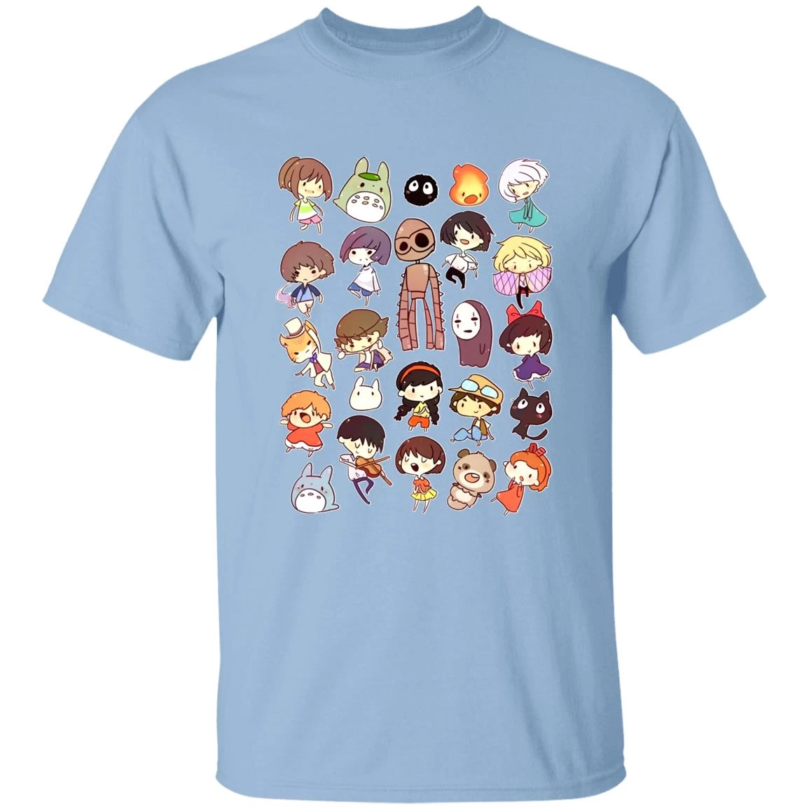 Ghibli Movie Characters Cute Chibi Collection T Shirt 14 Ghibli Movie Characters Cute Chibi Collection T Shirt - Image 12