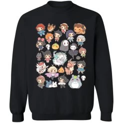 Ghibli Characters Cute Chibi Collection Sweatshirt -Ghibli Shop redirect09212021070911 2 1