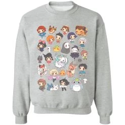 Ghibli Characters Cute Chibi Collection Sweatshirt