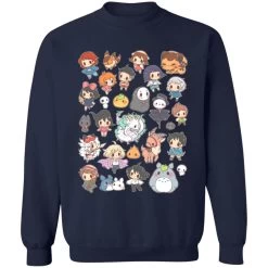 Ghibli Characters Cute Chibi Collection Sweatshirt -Ghibli Shop redirect09212021070911 4