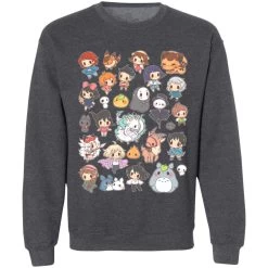 Ghibli Characters Cute Chibi Collection Sweatshirt -Ghibli Shop redirect09212021070912