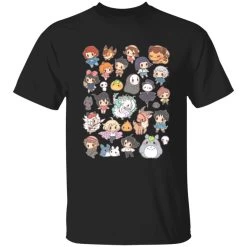 Ghibli Characters Cute Chibi Collection T Shirt -Ghibli Shop redirect09212021070941 2 1