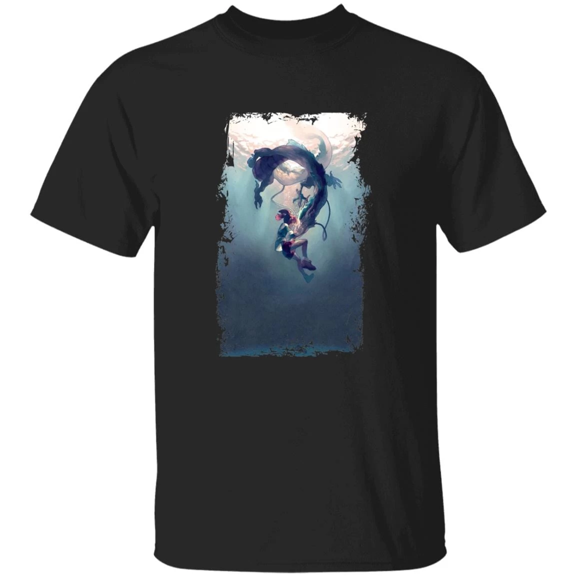 Spirited Away – Chihiro And Haku Under The Water T Shirt 5 Spirited Away – Chihiro And Haku Under The Water T Shirt - Image 3