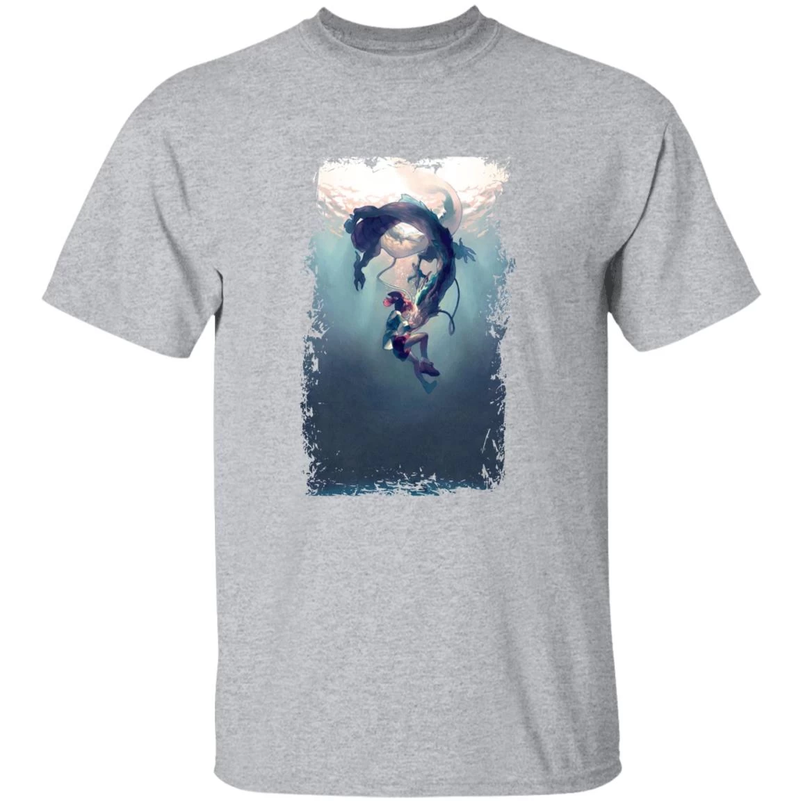 Spirited Away – Chihiro And Haku Under The Water T Shirt 11 Spirited Away – Chihiro And Haku Under The Water T Shirt - Image 9