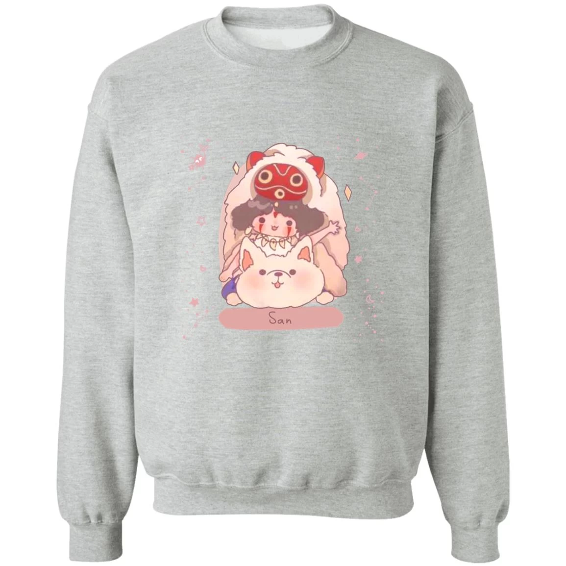 Mononoke Princess – San Fanart Sweatshirt 19 Mononoke Princess – San Fanart Sweatshirt - Image 17