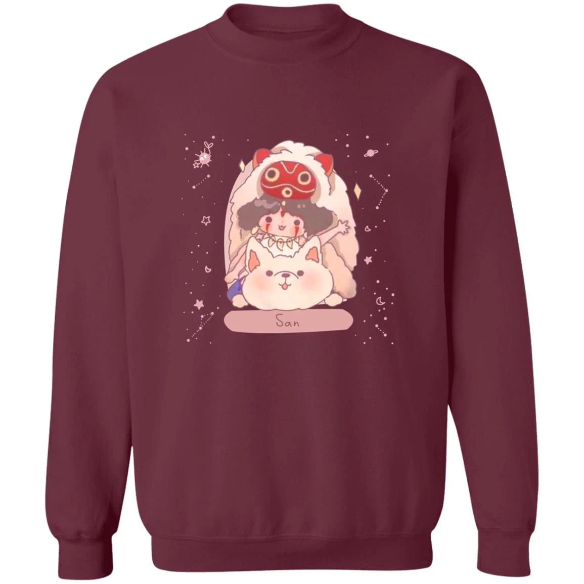 Mononoke Princess – San Fanart Sweatshirt 16 Mononoke Princess – San Fanart Sweatshirt - Image 14