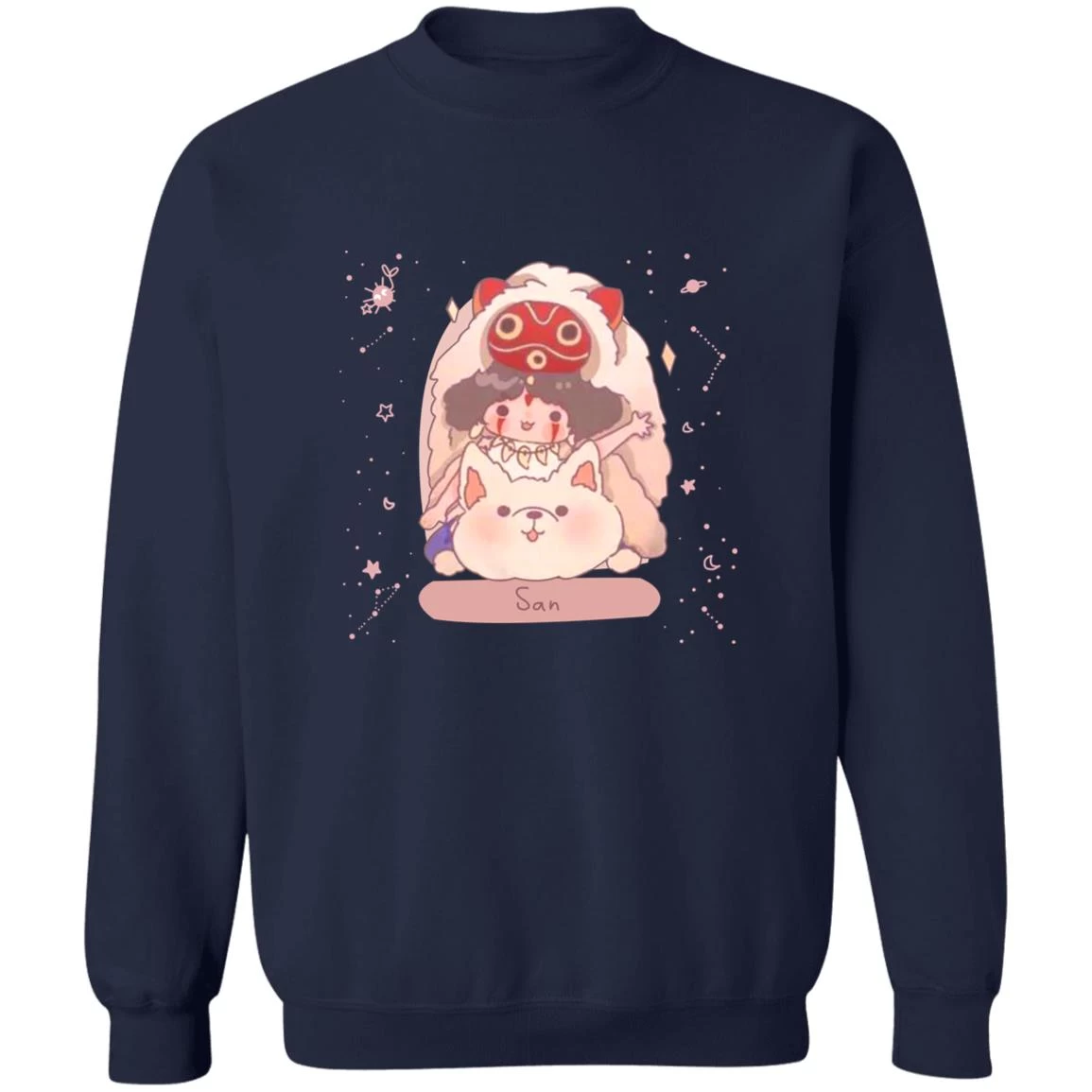 Mononoke Princess – San Fanart Sweatshirt 7 Mononoke Princess – San Fanart Sweatshirt - Image 5