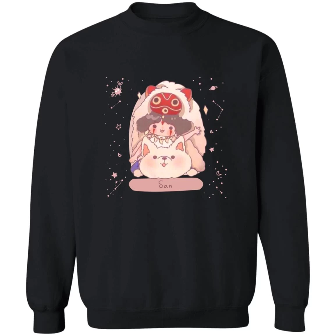 Mononoke Princess – San Fanart Sweatshirt 5 Mononoke Princess – San Fanart Sweatshirt - Image 3