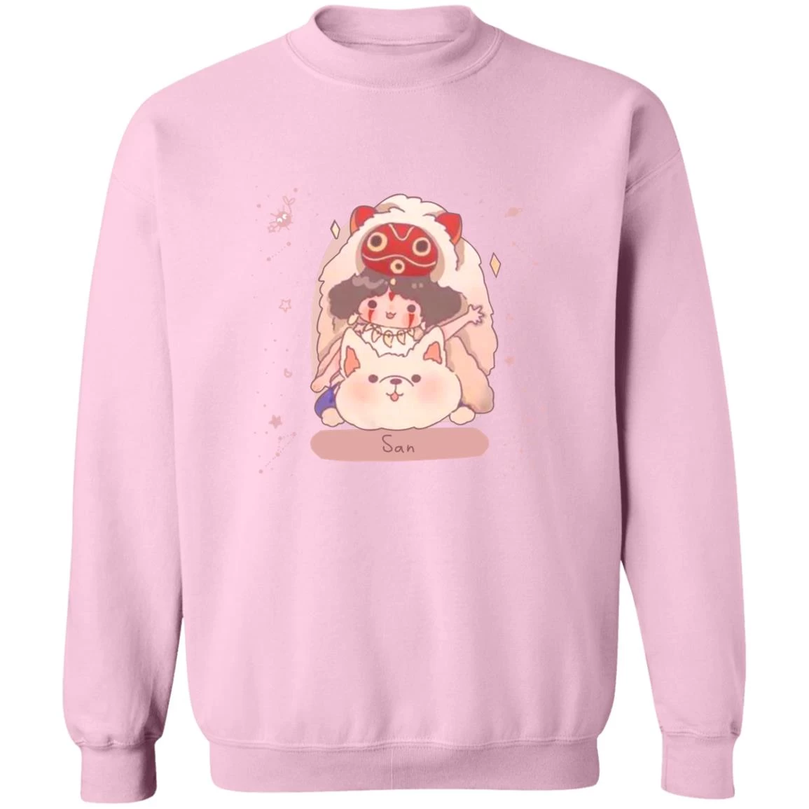 Mononoke Princess – San Fanart Sweatshirt 15 Mononoke Princess – San Fanart Sweatshirt - Image 13