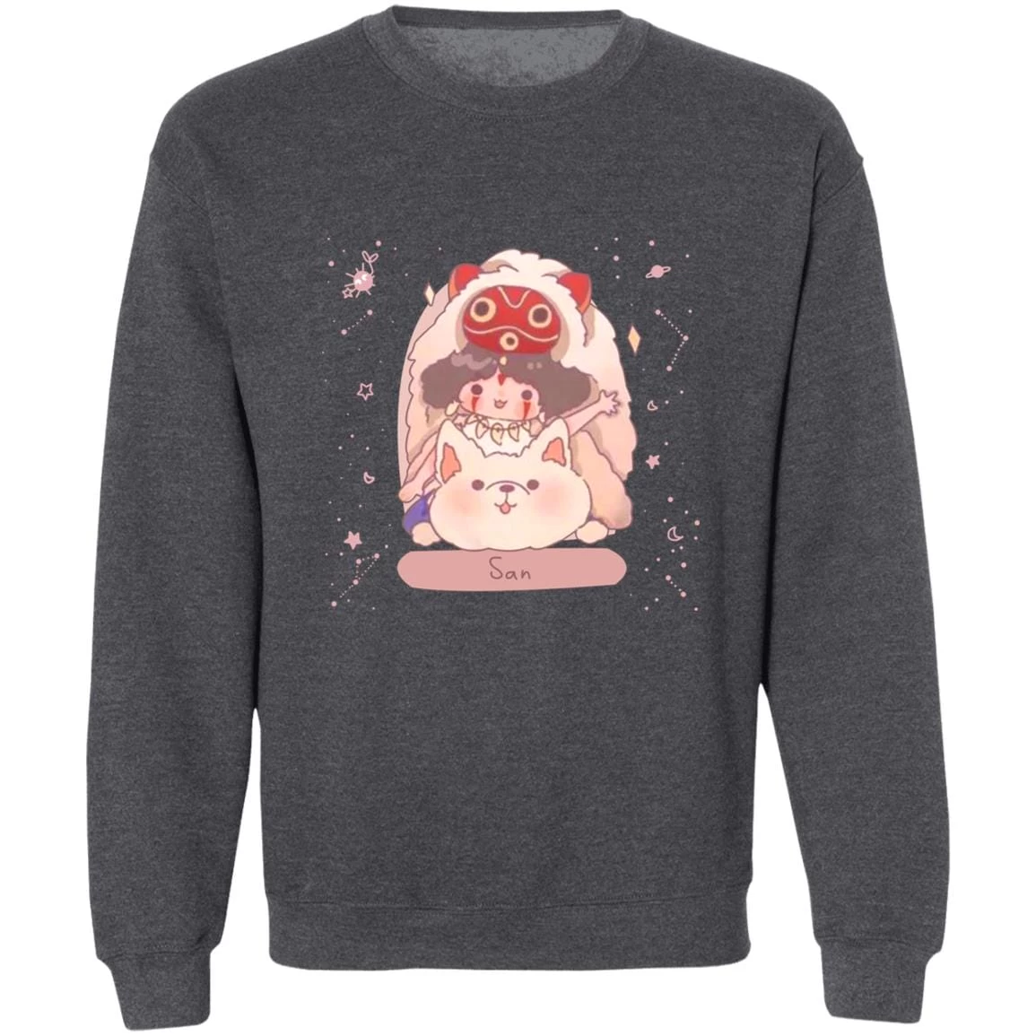 Mononoke Princess – San Fanart Sweatshirt 13 Mononoke Princess – San Fanart Sweatshirt - Image 11