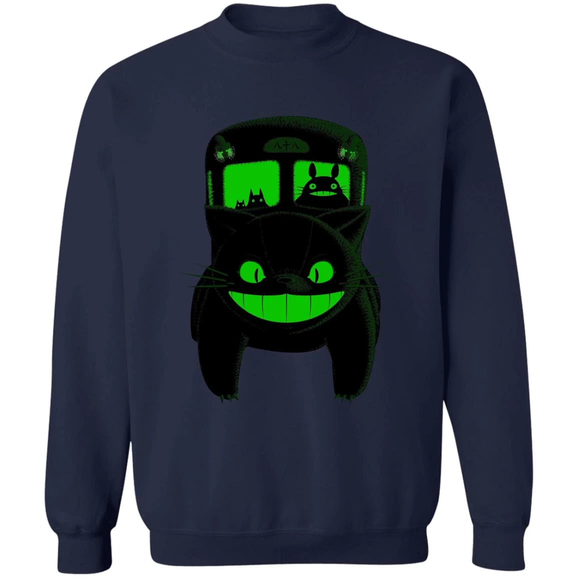 My Neighbor Totoro – Neon Catbus Sweatshirt 17 My Neighbor Totoro – Neon Catbus Sweatshirt - Image 15
