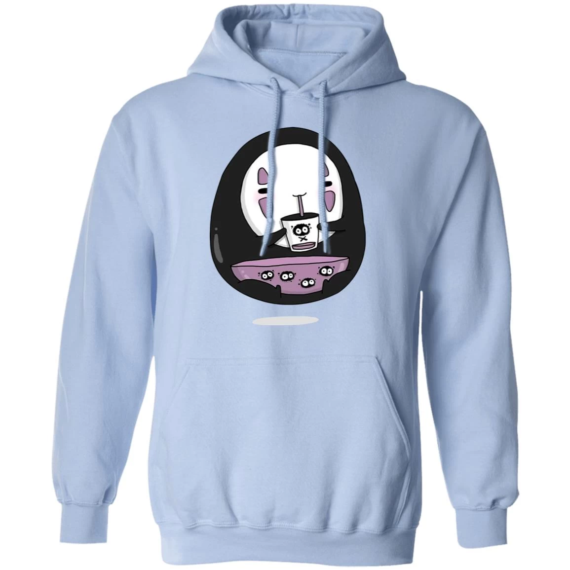 Cute No Face Kaonashi Drinking Tea Hoodie 14 Cute No Face Kaonashi Drinking Tea Hoodie - Image 12