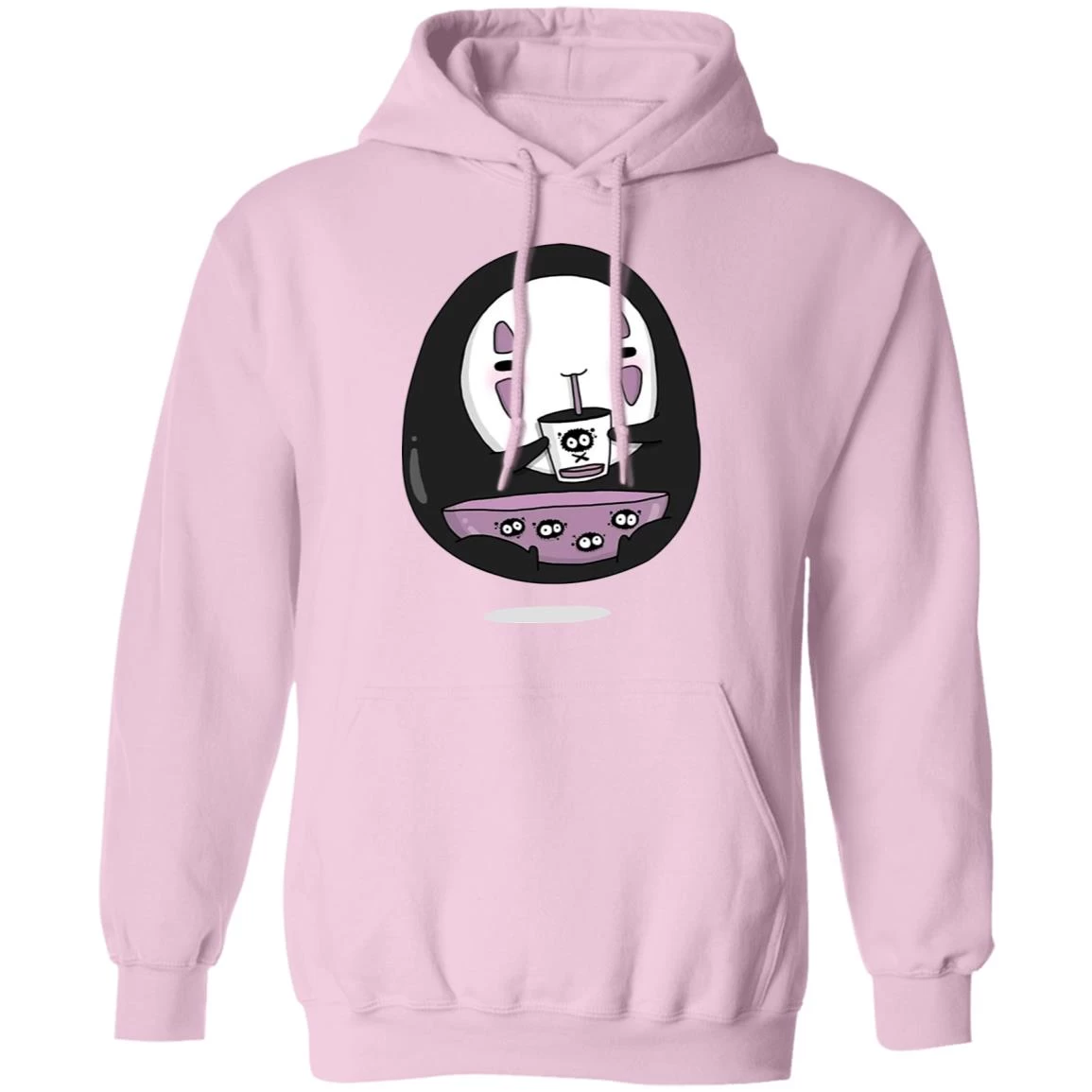 Cute No Face Kaonashi Drinking Tea Hoodie 15 Cute No Face Kaonashi Drinking Tea Hoodie - Image 13
