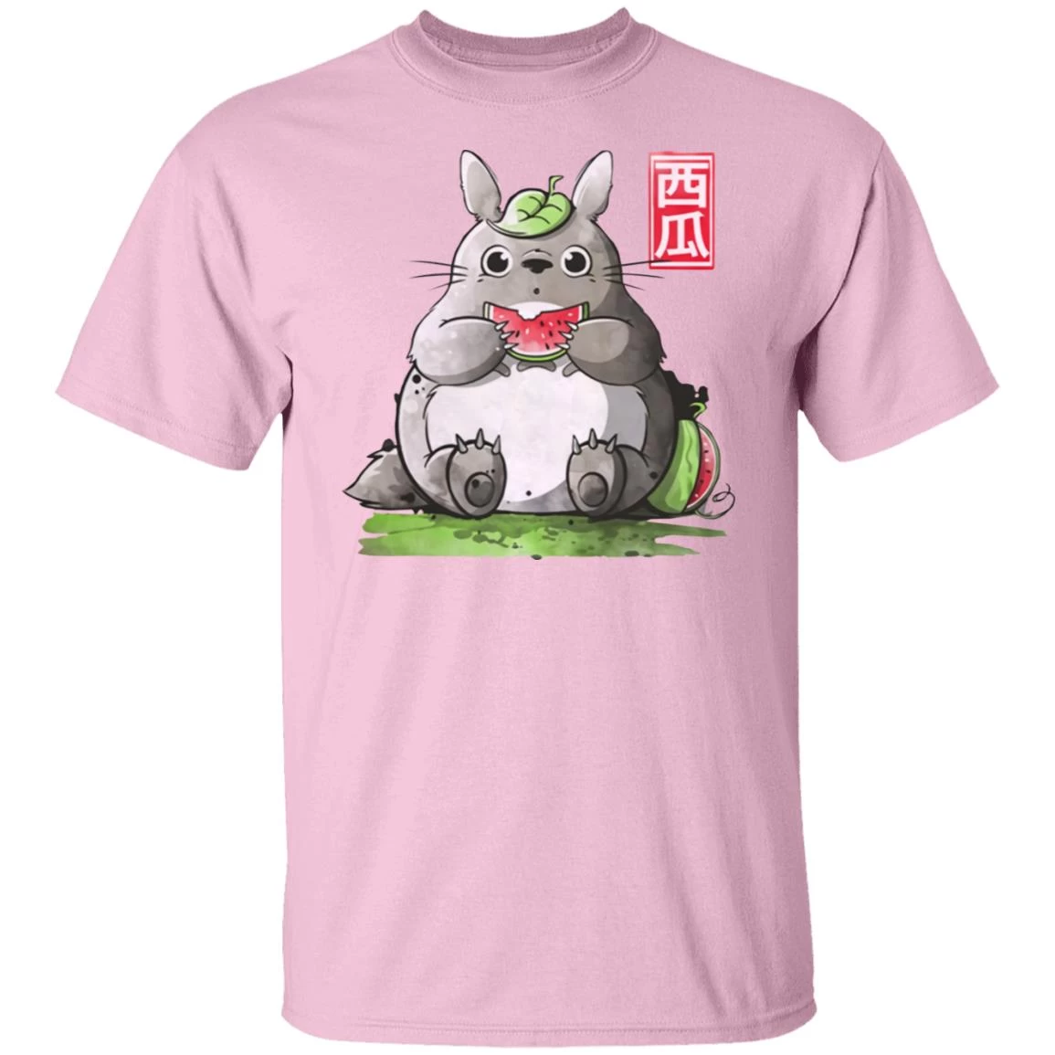 Totoro And Watermelon T Shirt 7 Totoro And Watermelon T Shirt - Image 5