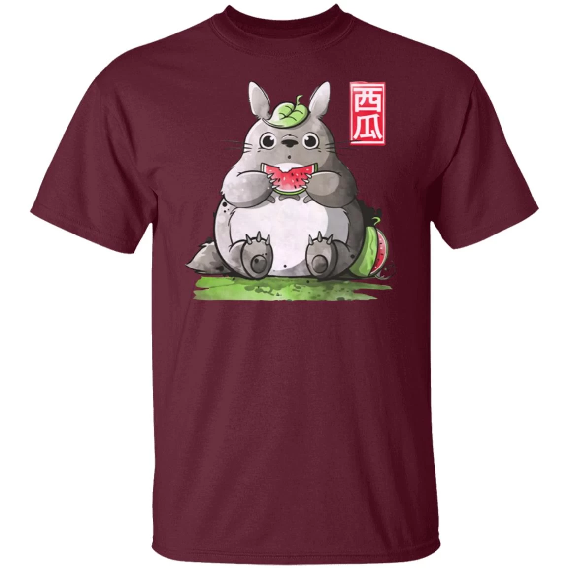 Totoro And Watermelon T Shirt 8 Totoro And Watermelon T Shirt - Image 6