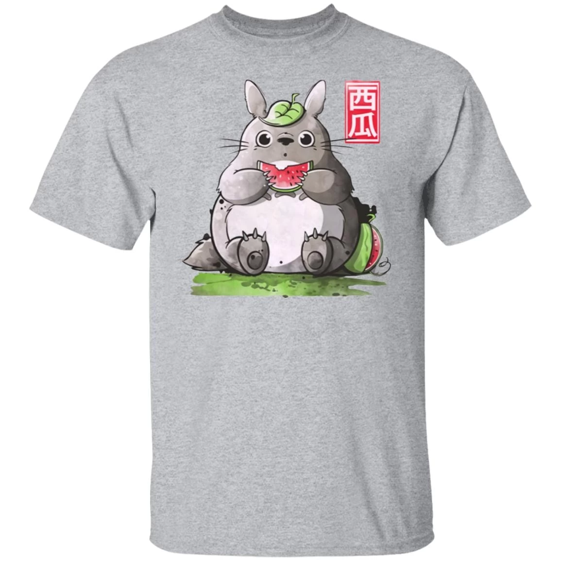 Totoro And Watermelon T Shirt 11 Totoro And Watermelon T Shirt - Image 9