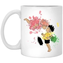 Ponyo And Sosuke Colorful Mug -Ghibli Shop redirect09292021140904 2