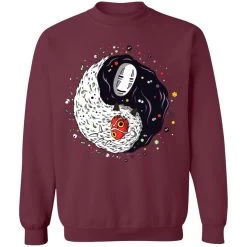 Princess Mononoke And Kaonashi Ying Yang Sweatshirt -Ghibli Shop redirect10032021051032 3
