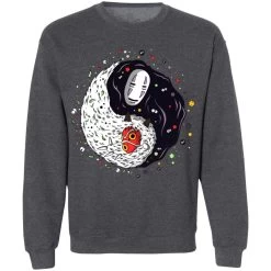 Princess Mononoke And Kaonashi Ying Yang Sweatshirt -Ghibli Shop redirect10032021051032 6