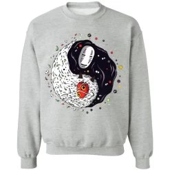 Princess Mononoke And Kaonashi Ying Yang Sweatshirt -Ghibli Shop redirect10032021051032 9