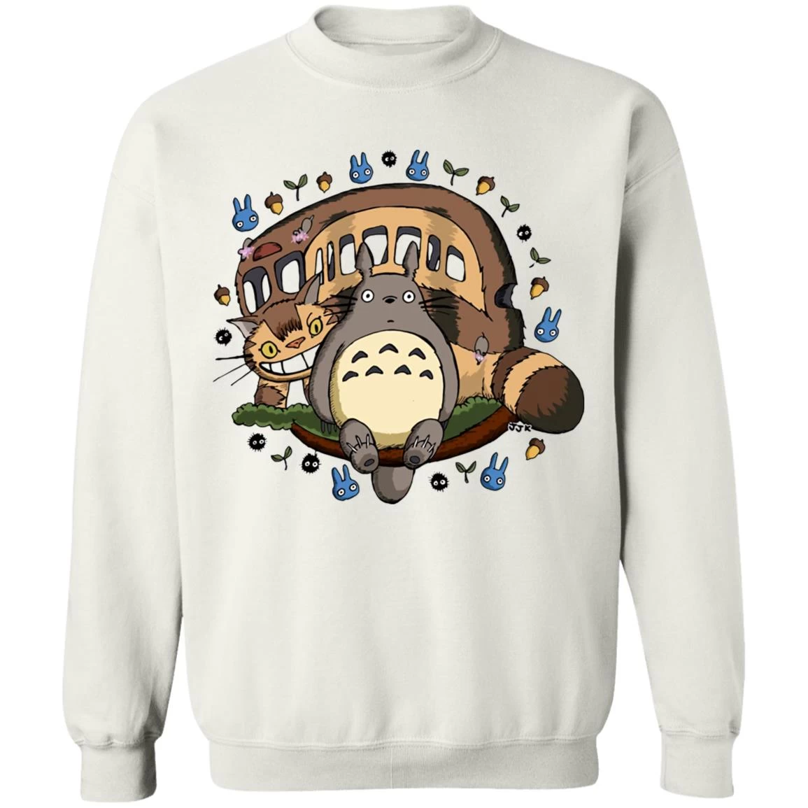 Totoro And The Catbus Sweatshirt 20 Totoro And The Catbus Sweatshirt - Image 18