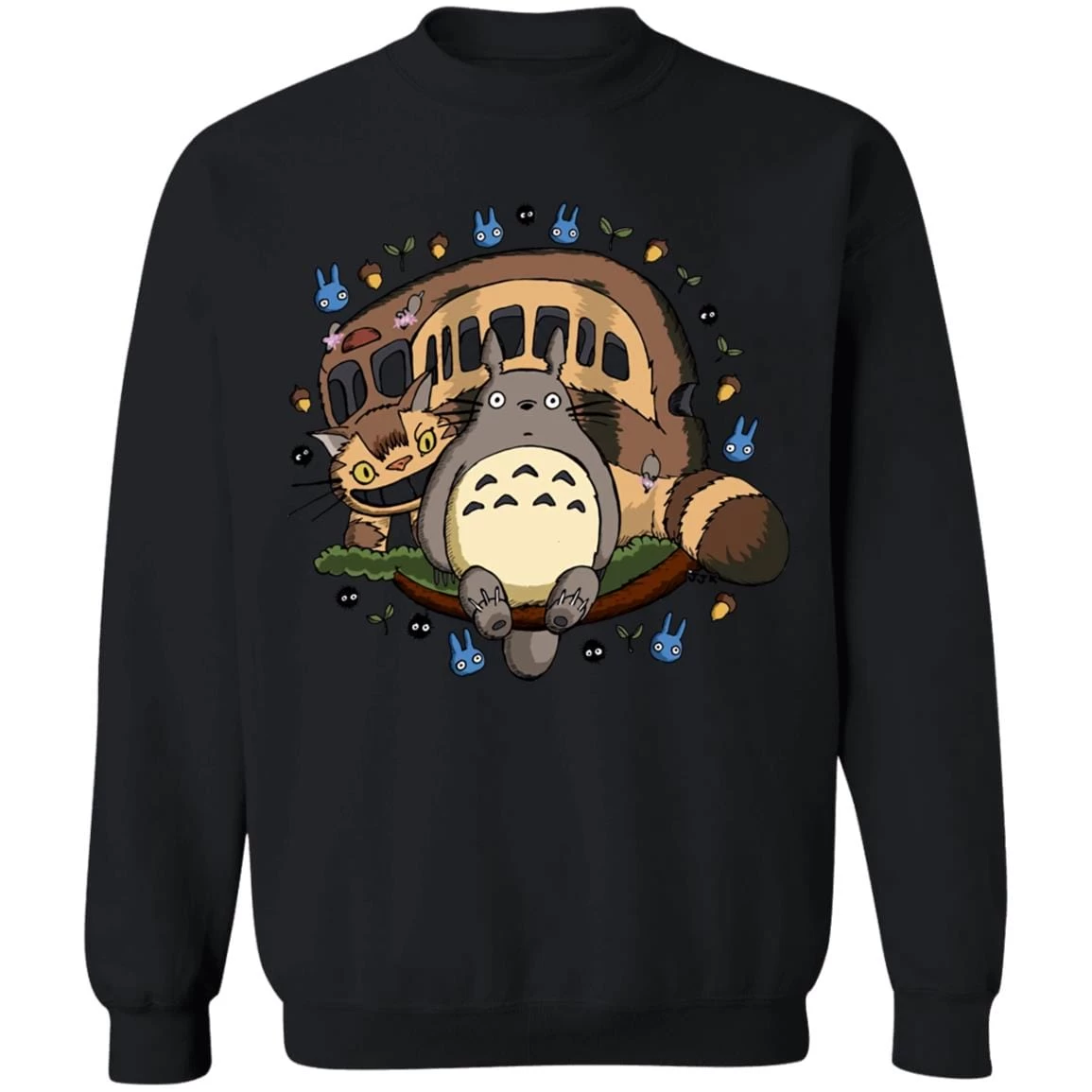 Totoro And The Catbus Sweatshirt 12 Totoro And The Catbus Sweatshirt - Image 10