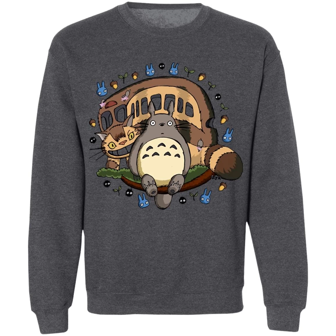 Totoro And The Catbus Sweatshirt 9 Totoro And The Catbus Sweatshirt - Image 7