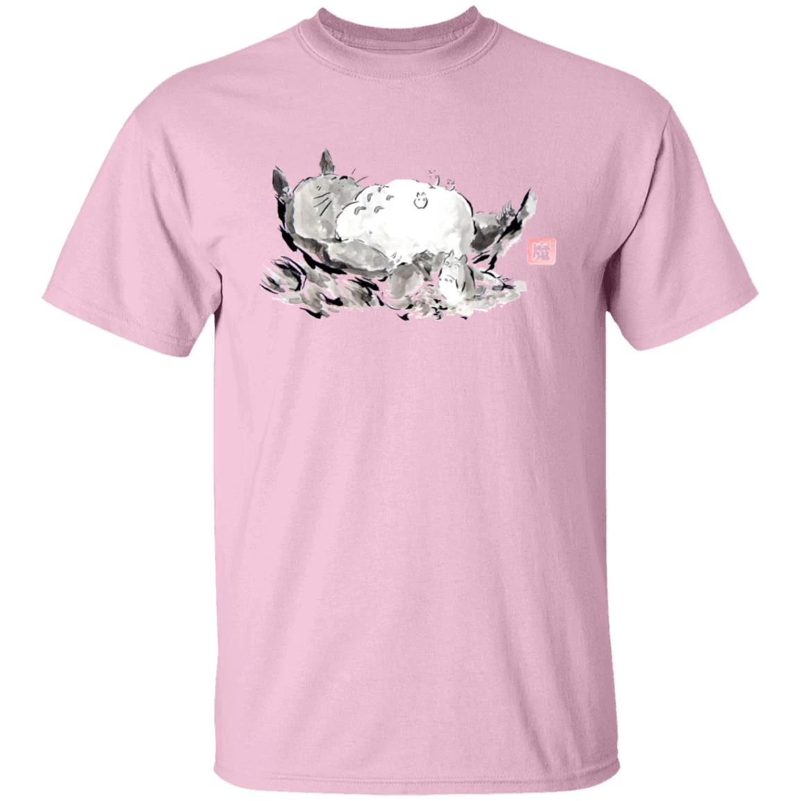 Sleeping Totoro Ink Painting T Shirt 15 Sleeping Totoro Ink Painting T Shirt - Image 13