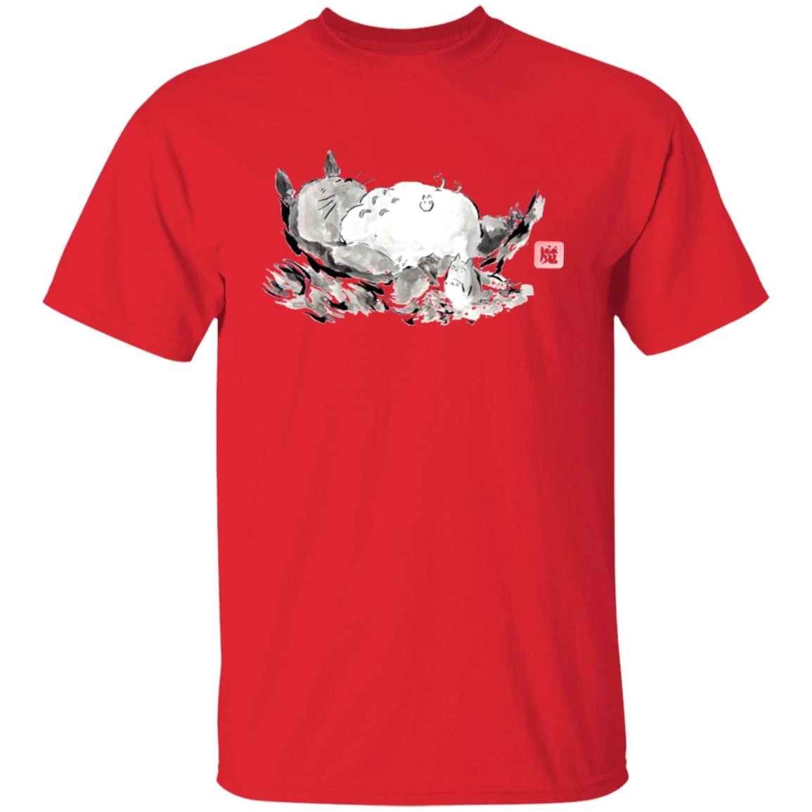 Sleeping Totoro Ink Painting T Shirt 18 Sleeping Totoro Ink Painting T Shirt - Image 16