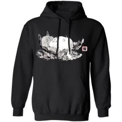 Sleeping Totoro Ink Painting Hoodie -Ghibli Shop redirect10032021051057 2