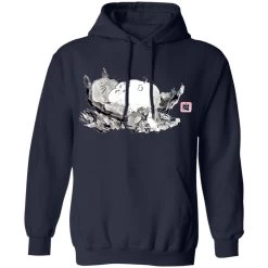 Sleeping Totoro Ink Painting Hoodie -Ghibli Shop redirect10032021051057 3 1