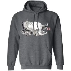 Sleeping Totoro Ink Painting Hoodie -Ghibli Shop redirect10032021051057 4