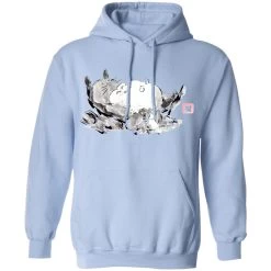 Sleeping Totoro Ink Painting Hoodie -Ghibli Shop redirect10032021051057 5