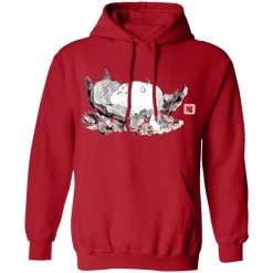 Sleeping Totoro Ink Painting Hoodie -Ghibli Shop redirect10032021051057 8