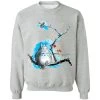 Totoro By Sakura And Blue Sky Sweatshirt 1 Totoro By Sakura And Blue Sky Sweatshirt -Ghibli Shop redirect10042021041001