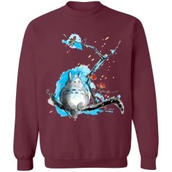 Totoro By Sakura And Blue Sky Sweatshirt -Ghibli Shop redirect10042021041001 3