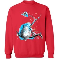 Totoro By Sakura And Blue Sky Sweatshirt -Ghibli Shop redirect10042021041001 5 1