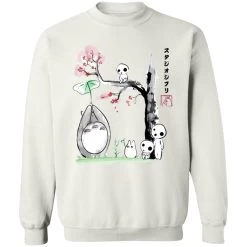 Totoro And The Tree Spirits Sweatshirt -Ghibli Shop redirect10042021041005