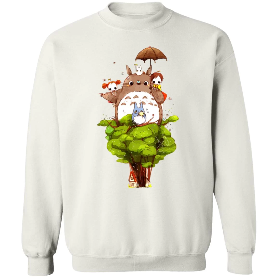 My Neighbor Totoro Characters Cartoon Style Sweatshirt 4 My Neighbor Totoro Characters Cartoon Style Sweatshirt - Image 2