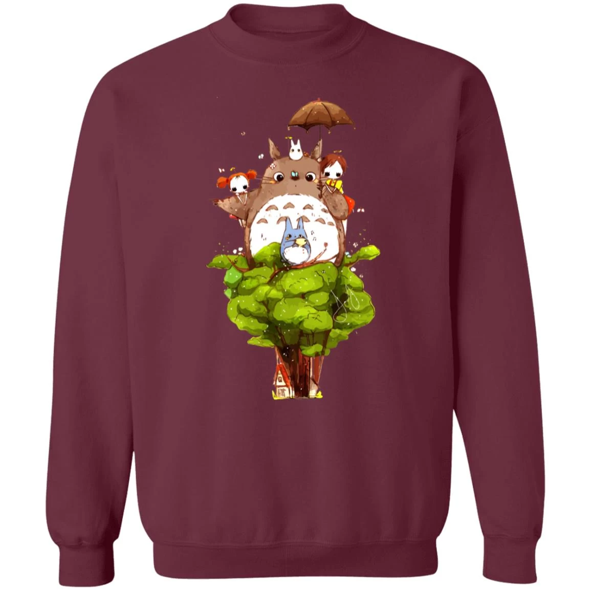 My Neighbor Totoro Characters Cartoon Style Sweatshirt 6 My Neighbor Totoro Characters Cartoon Style Sweatshirt - Image 4