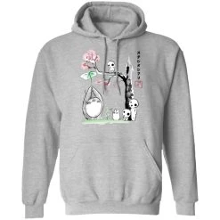Totoro And The Tree Spirits Hoodie