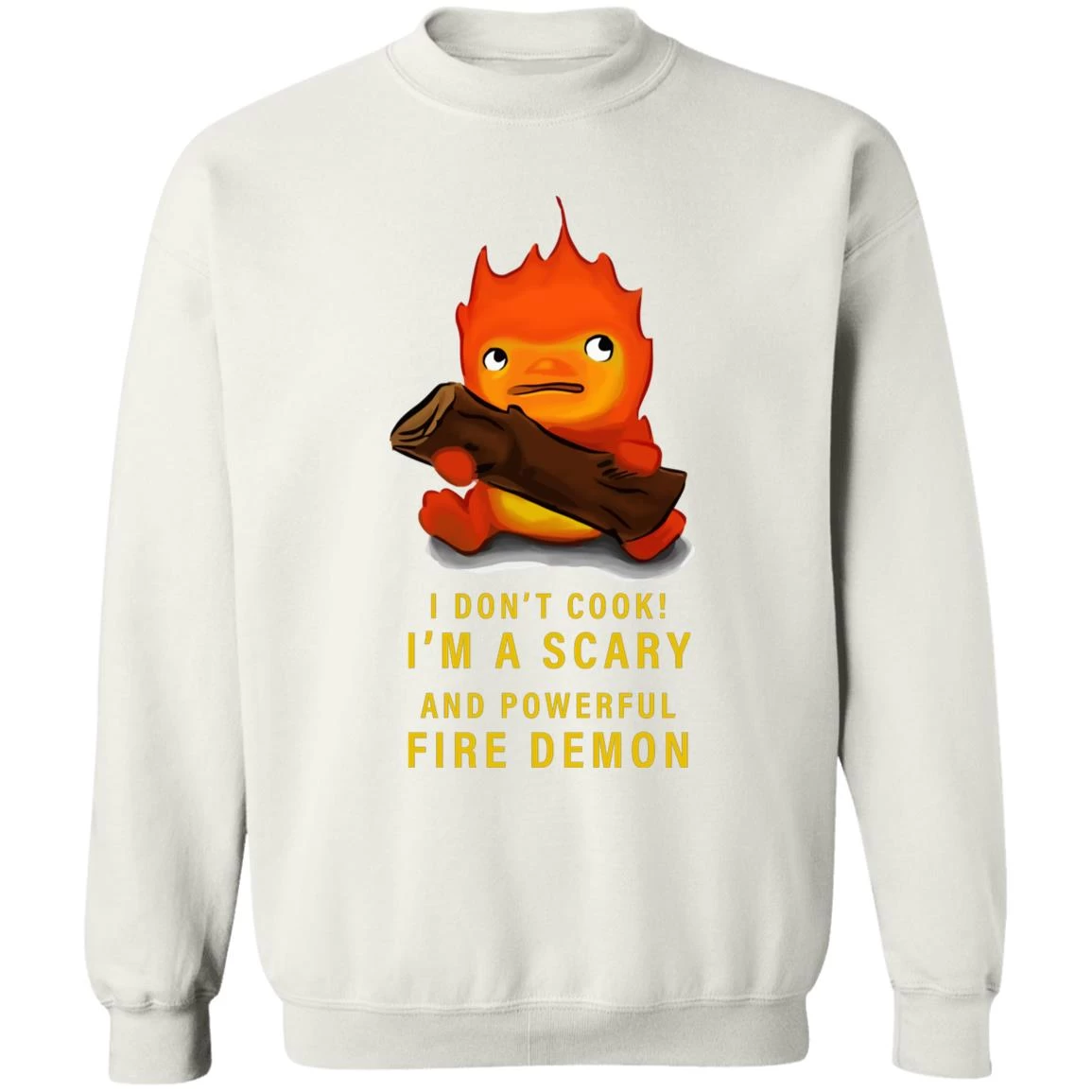 Howl’s Moving Castle Calcifer Sweatshirt 20 Howl’s Moving Castle Calcifer Sweatshirt - Image 18